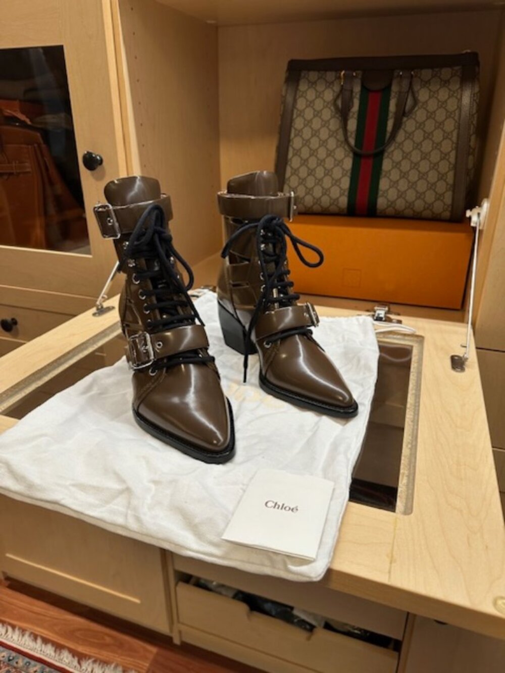 Chloé Rylee Brown size 38 Brand New Boots